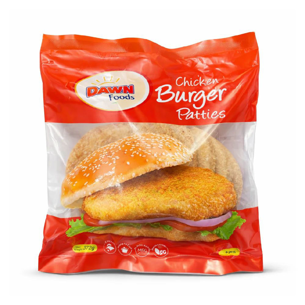 Picture of Dawn Food Chicken Burger Pattie 6Pcs 372GM