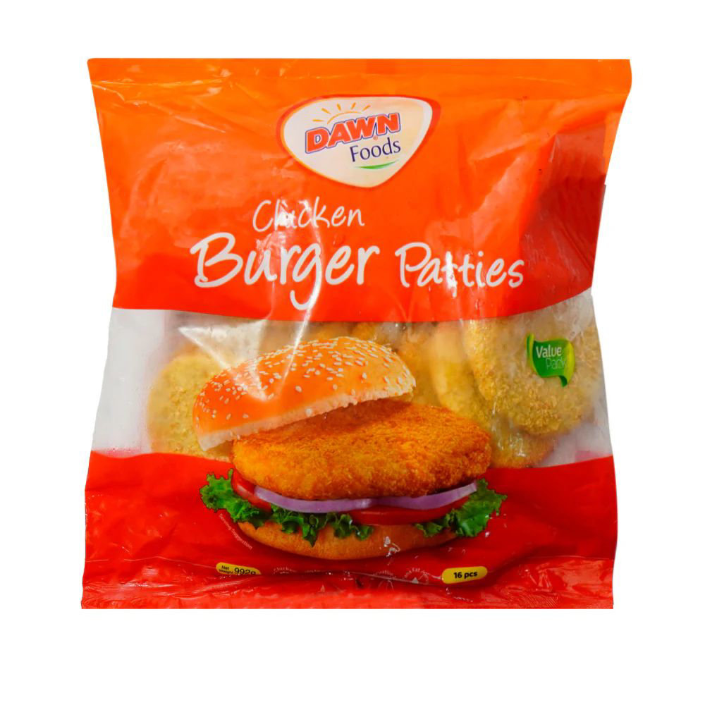 Picture of Dawn Food Chicken Burger Pattie 16Pcs 992GM