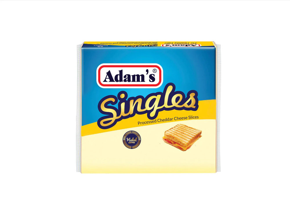 Picture of Adams Singles Cheddar Cheese Slice 200GM