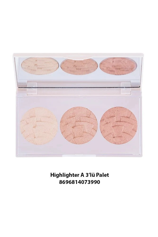 Picture of Gabrini Highlighter 3In1 Pallete A