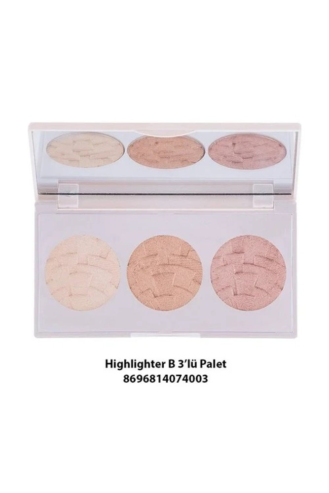 Picture of Gabrini Highlighter 3In1 Pallete B