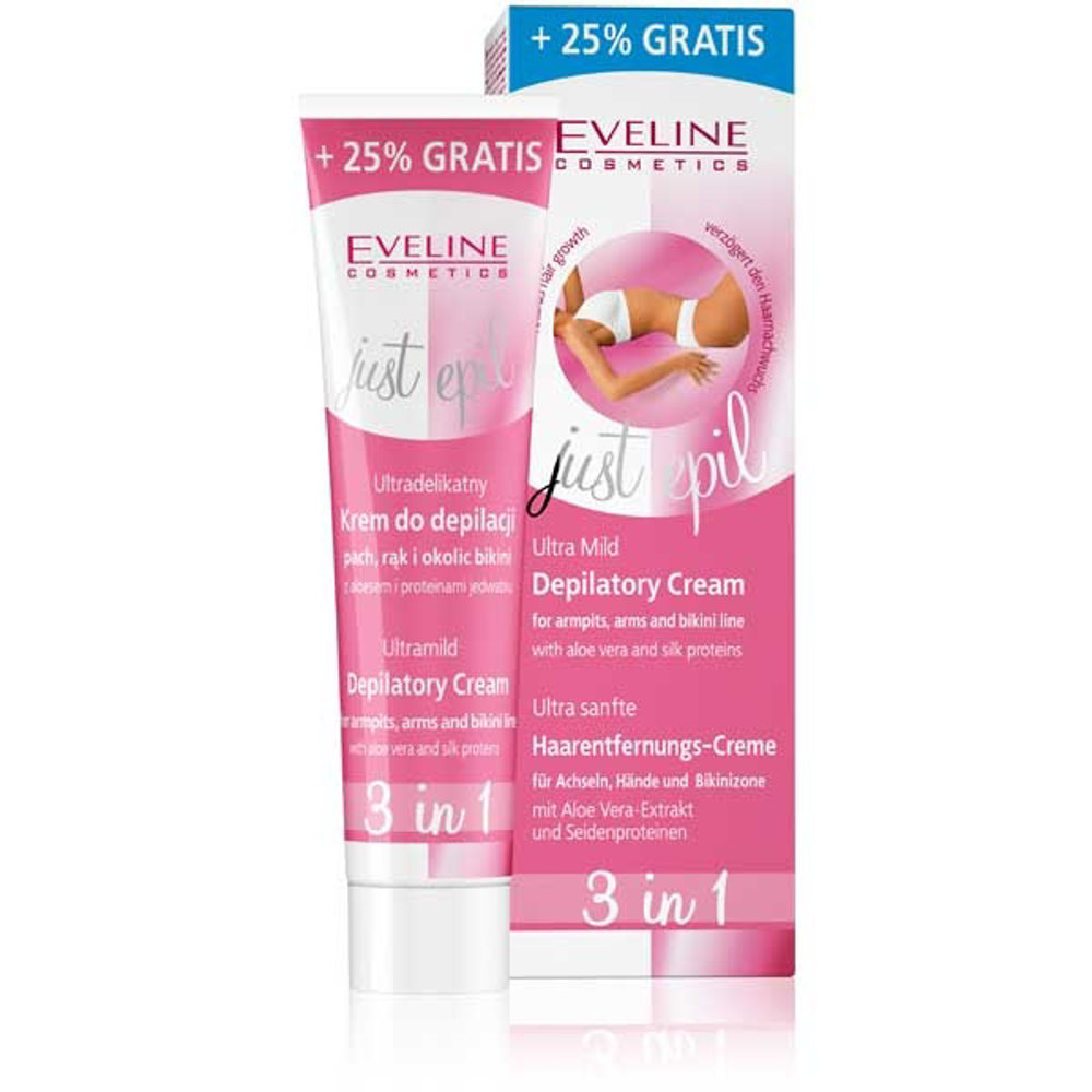 Picture of Eveline Just Epil Ultra Mild Depilatory Cream 3in1 125ML