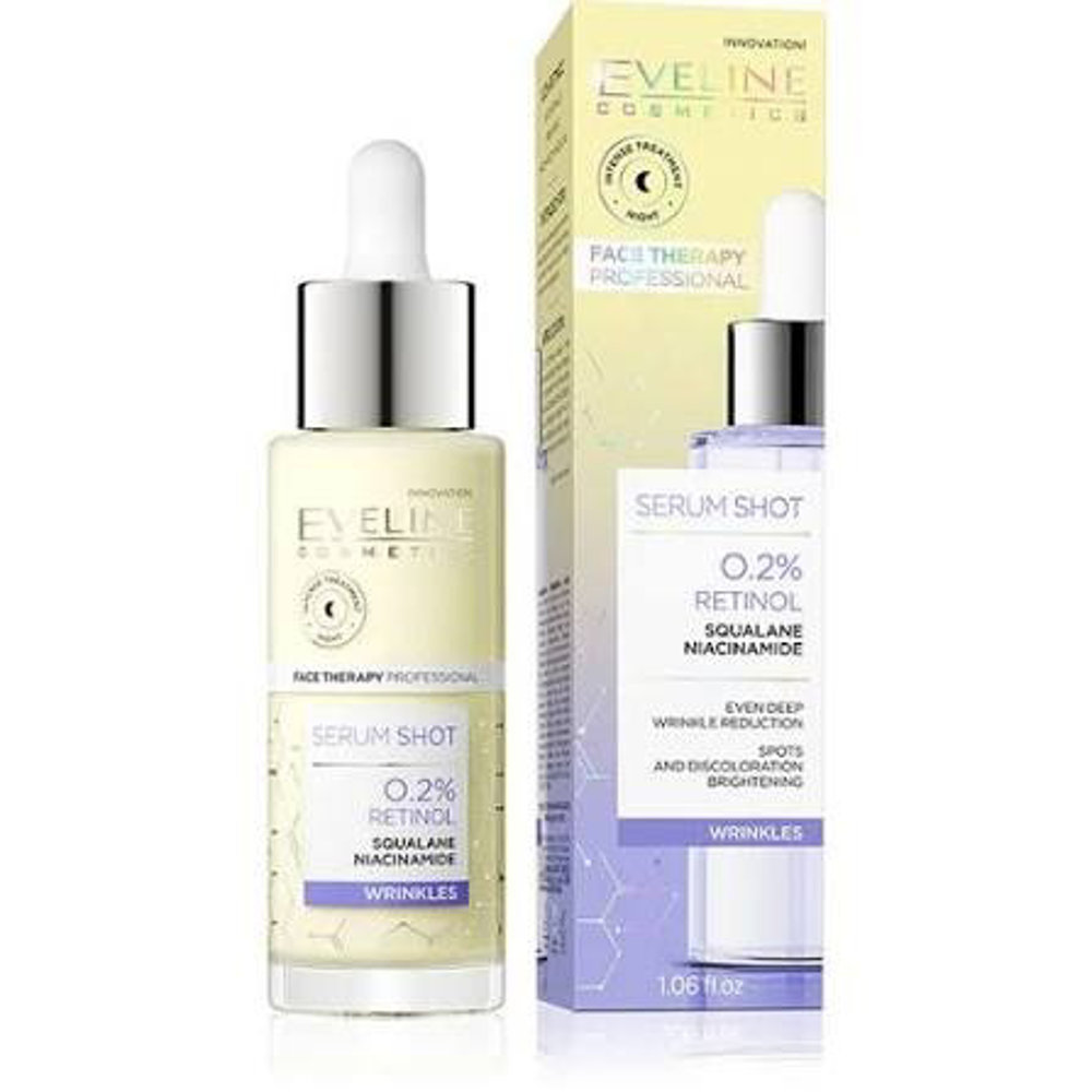 Picture of Eveline 0.2% Retinol Squalane Niacinamide Wrinkles Serum 30ML