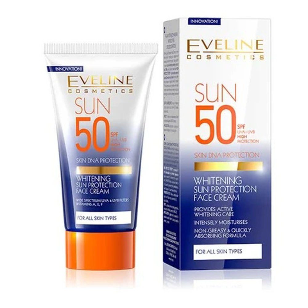 Picture of Eveline Whitening Sun Protection Face Cream SPF50 50ML