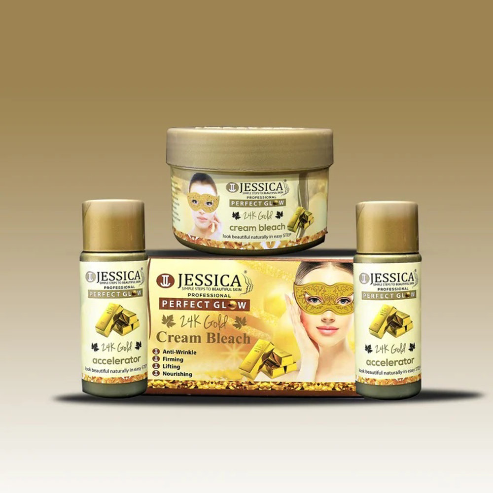 Picture of Jessica Perfect Glow 24K Gold Cream Bleach Kit