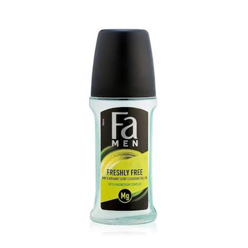 Picture of Fa Freshly Free Mint & Bergamot For Men Roll On 50ML