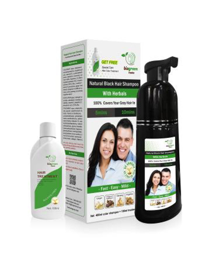 Picture of Bio Herbal Shampoo Hair Colour Natural Black 300ML