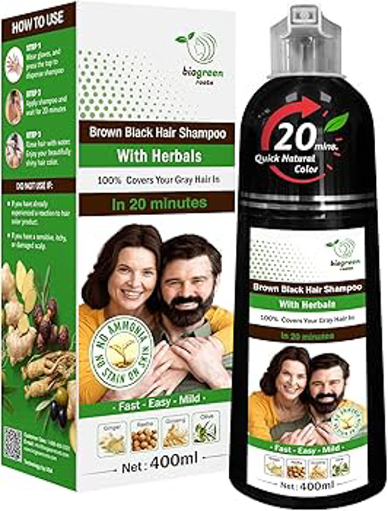 Picture of Bio Herbal Shampoo Hair Colour Natural Brown 300ML