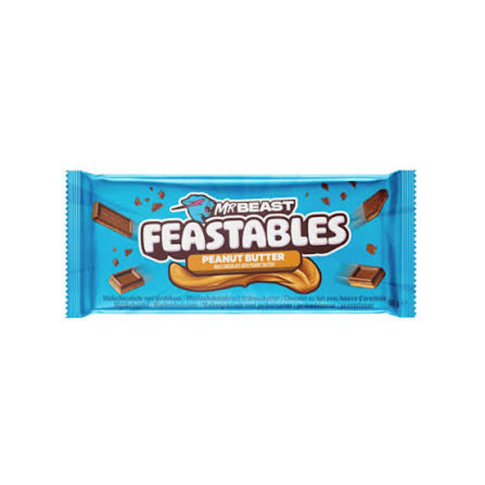 Picture of MR Beast Feastables Peanut Butter Chocolate 60GM