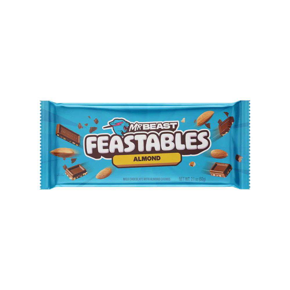 Picture of MR Beast Feastables Almond Chocolate 60GM