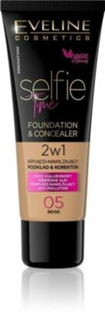 Picture of Eveline Selfie Time Foundation & Concealer 05 30ML