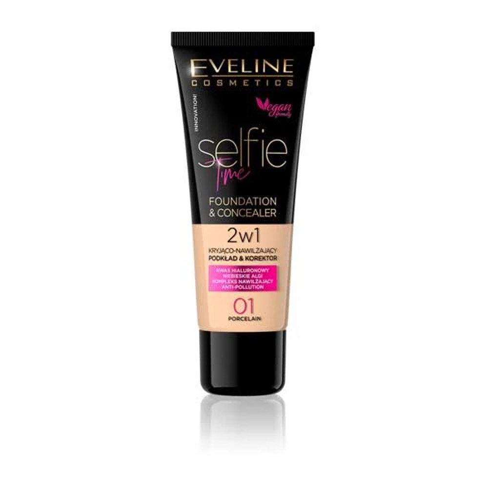 Picture of Eveline Selfie Time Foundation & Concealer 01 30ML