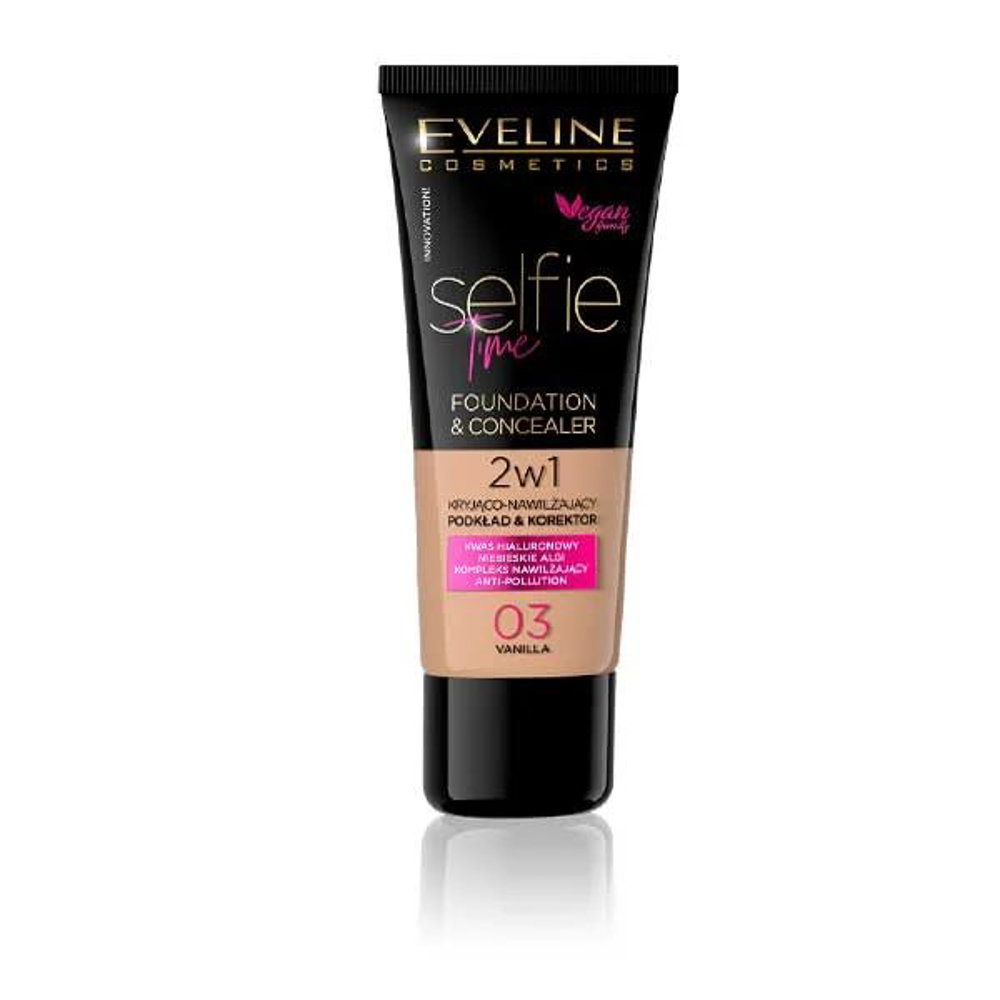 Picture of Eveline Selfie Time Foundation & Concealer 03 30ML
