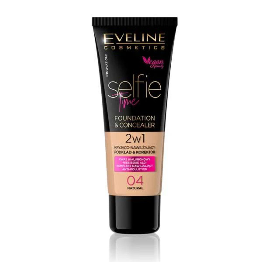 Picture of Eveline Selfie Time Foundation & Concealer 04 30ML