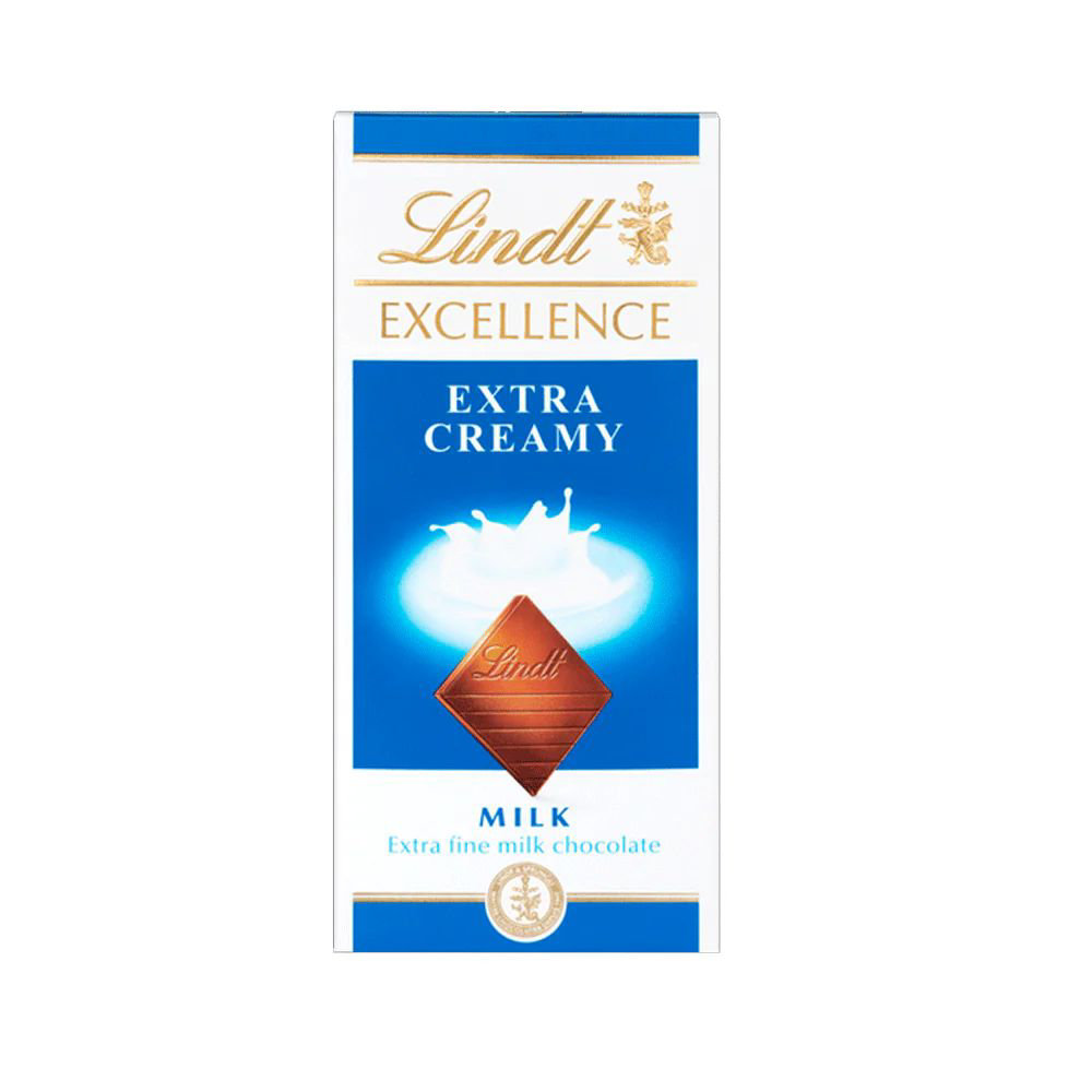 Picture of Lindt Excellence Extra Creamy Milk Chocolate 100GM