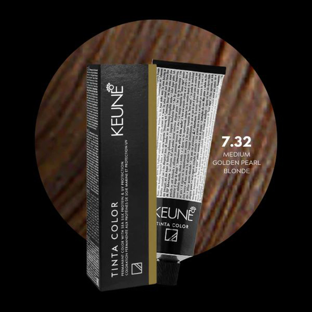Picture of Keune Hair Color 7.32 Medium Golden Pearl Blonde 60ML
