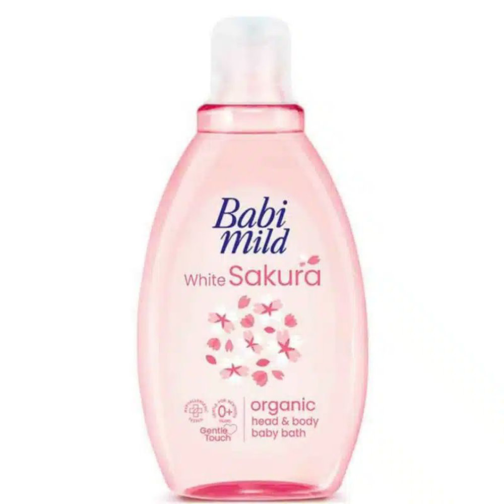 Picture of Babi Mild White Sakura Baby Bath 180ML