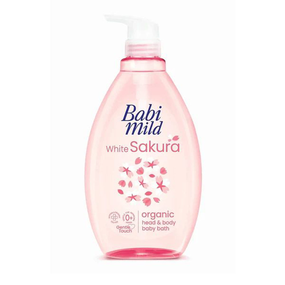 Picture of Babi Mild White Sakura Baby Bath 800ML
