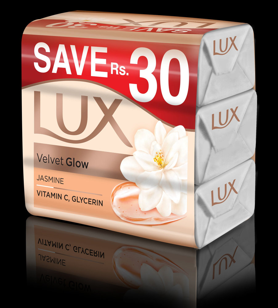 Picture of Lux Velvet Glow Trio Soap Pack 130GM 