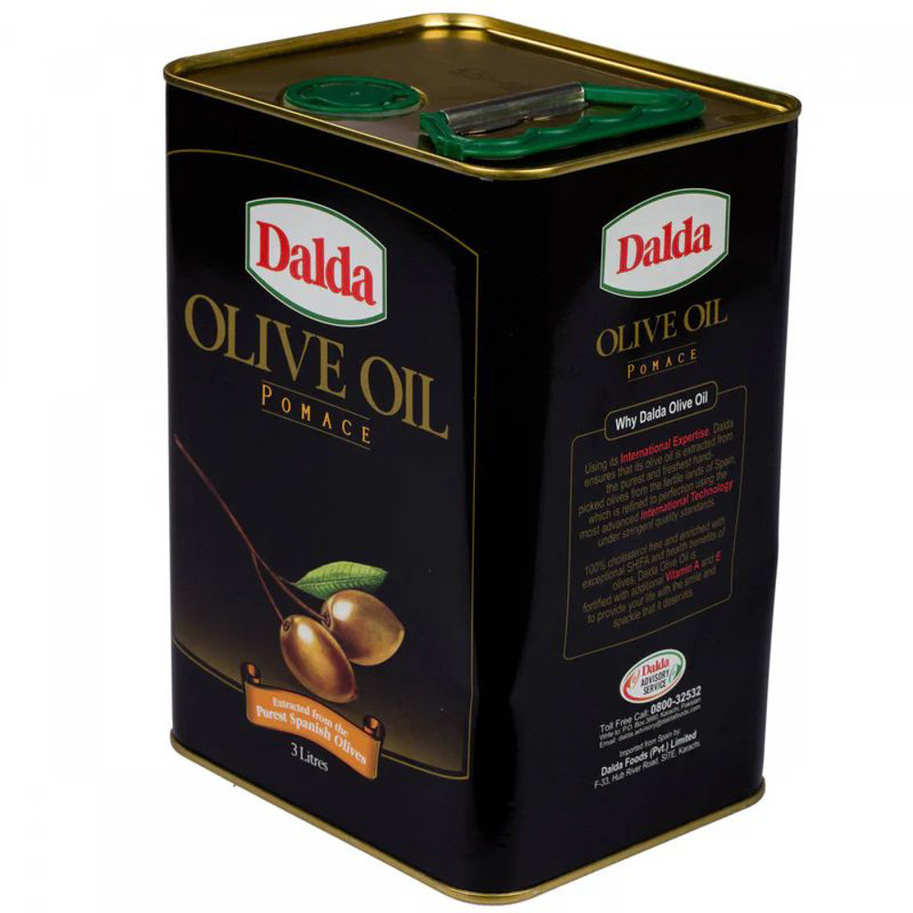 Picture of Dalda Pomace Olive Oil Tin 3Ltr