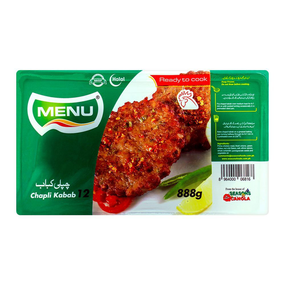 Picture of Menu Chapli Kabab 888GM