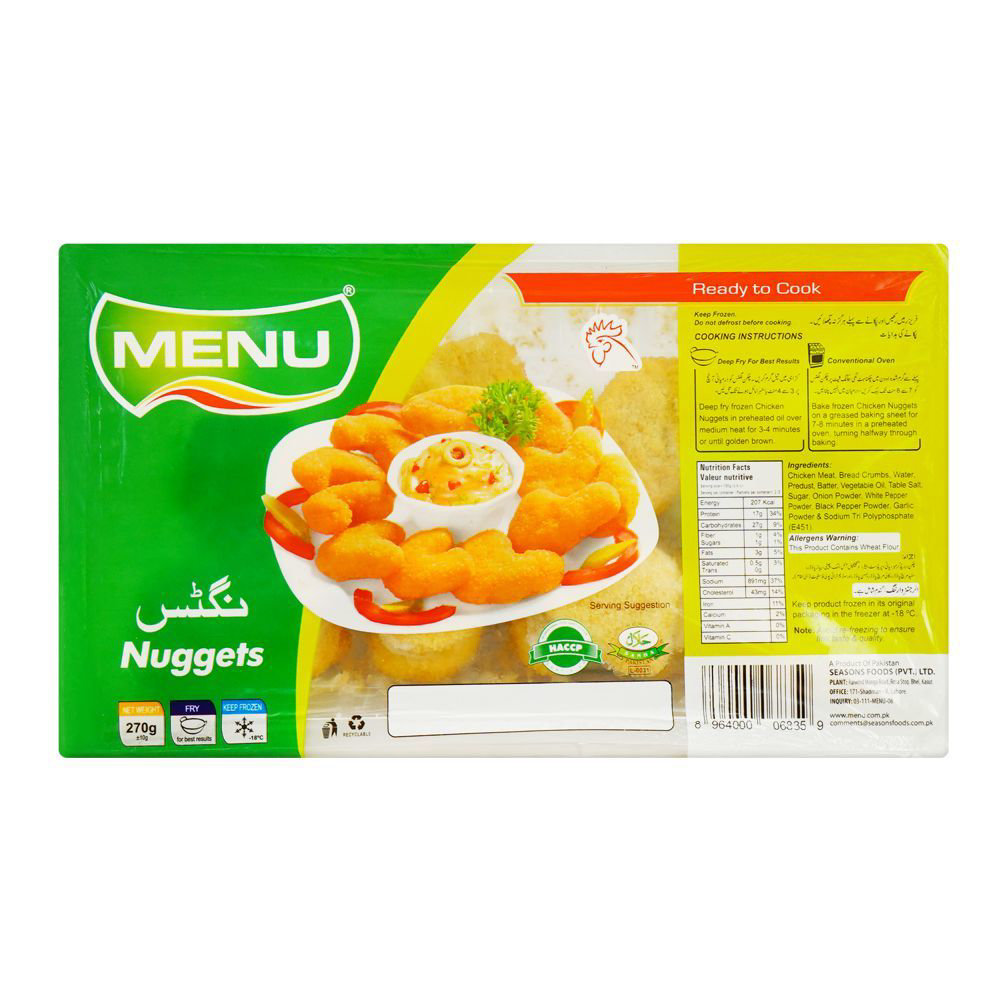 Picture of Menu Chicken Nuggets 270GM Box