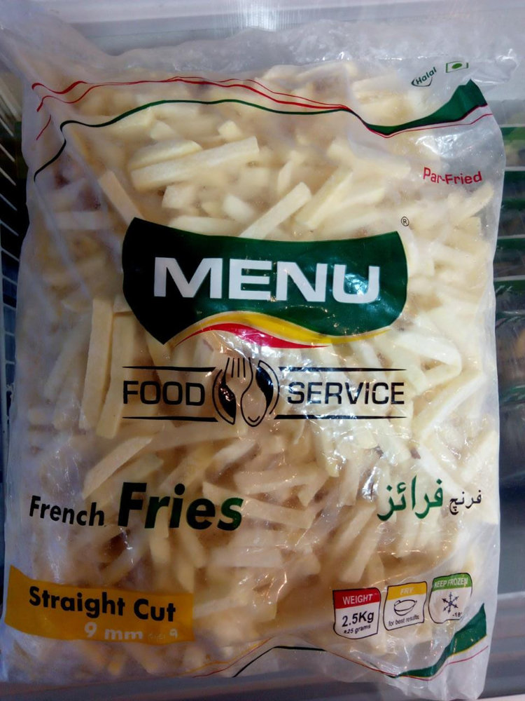 Picture of Menu Straight Fries 2.5KG