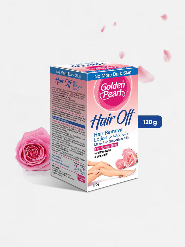 Picture of Golden Pearl Hair Off Hair Removal Lotion Rose120GM
