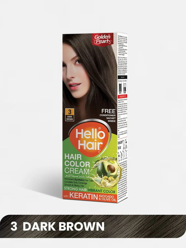 Picture of Golden Pearl Hello Hair Color 3 Dark Brown