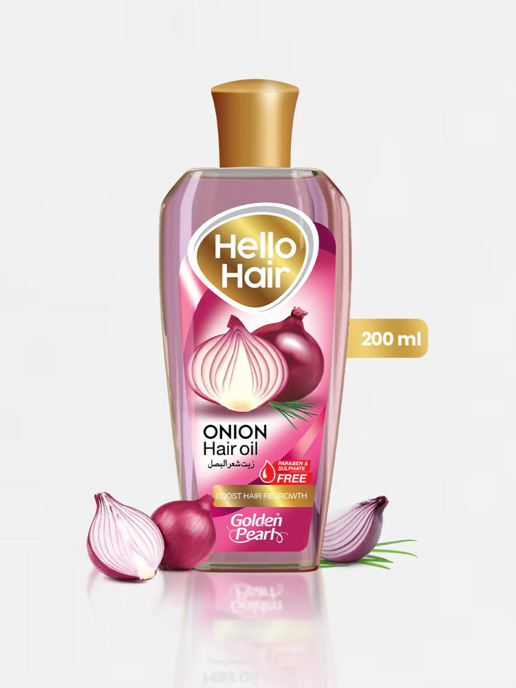 Picture of Golden Pearl Hello Hair Onion Hair Oil 200ML