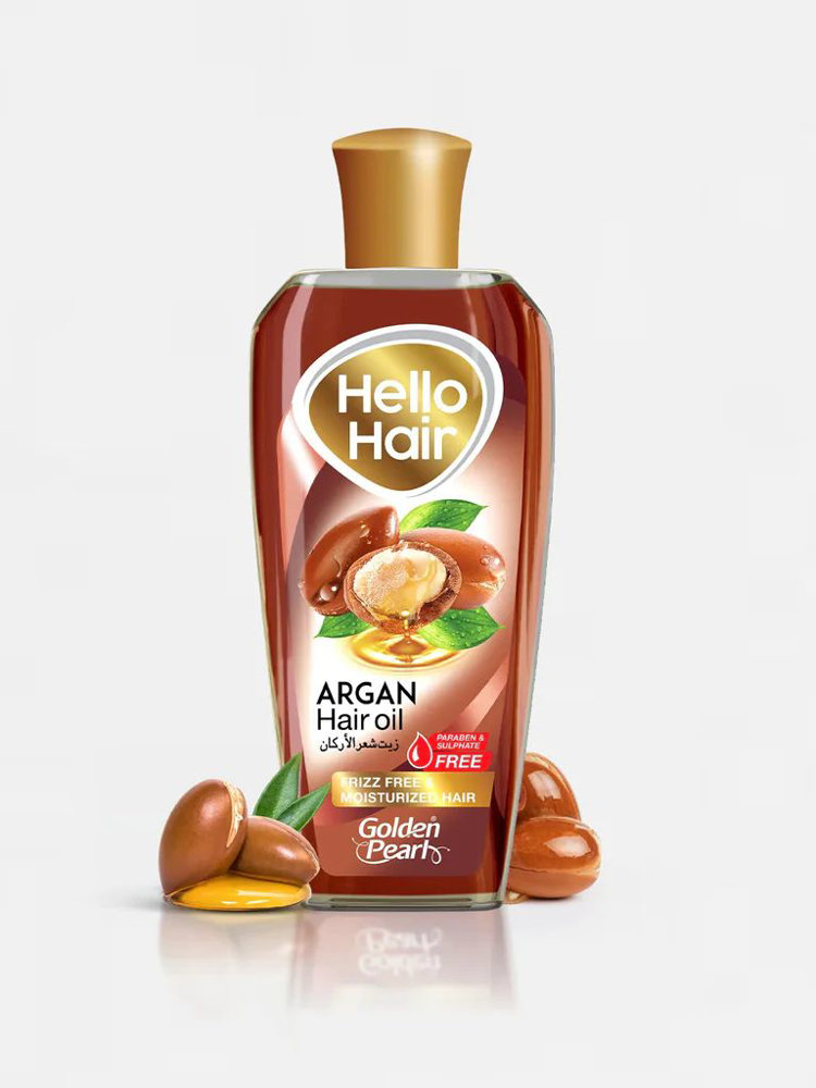 Picture of Golden Pearl Hello Hair Argan Hair Oil 200ML
