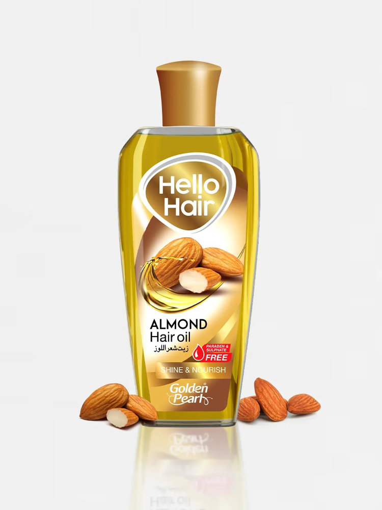 Picture of Golden Pearl Hello Hair Almond Hair Oil 200ML