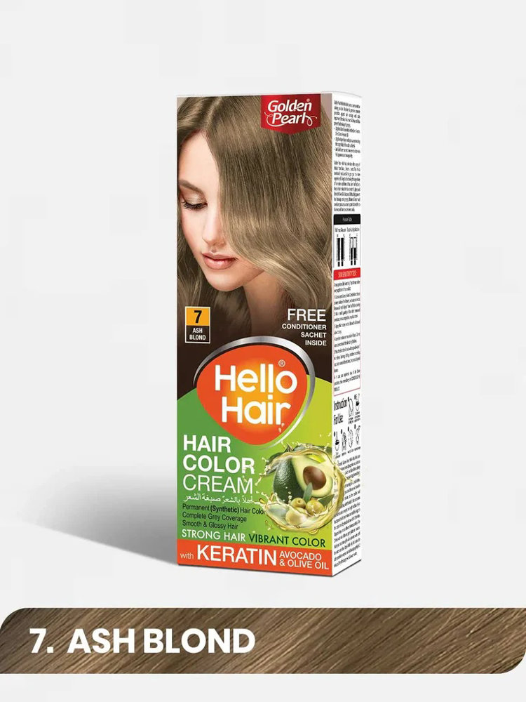 Picture of Golden Pearl Hello Hair Color 7 Ash Blond