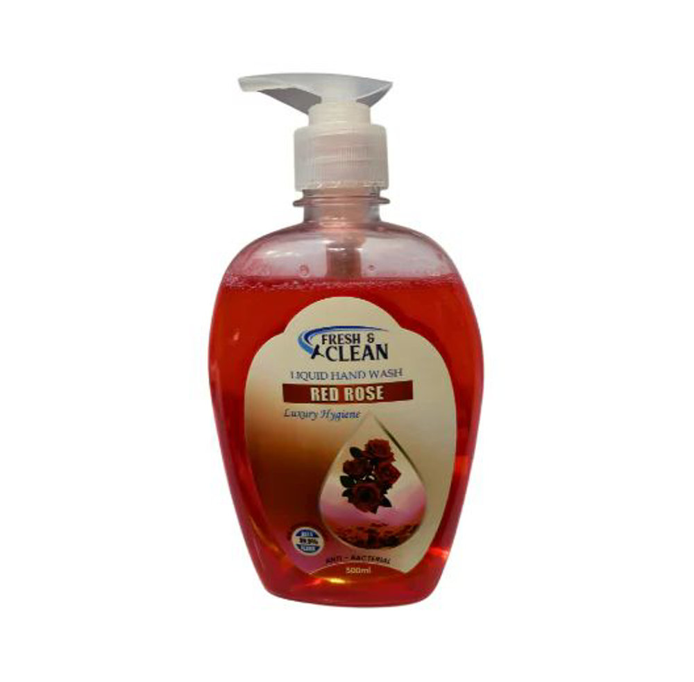 Picture of Fresh & Clean Liquid Hand Wash Red Rose 500ML