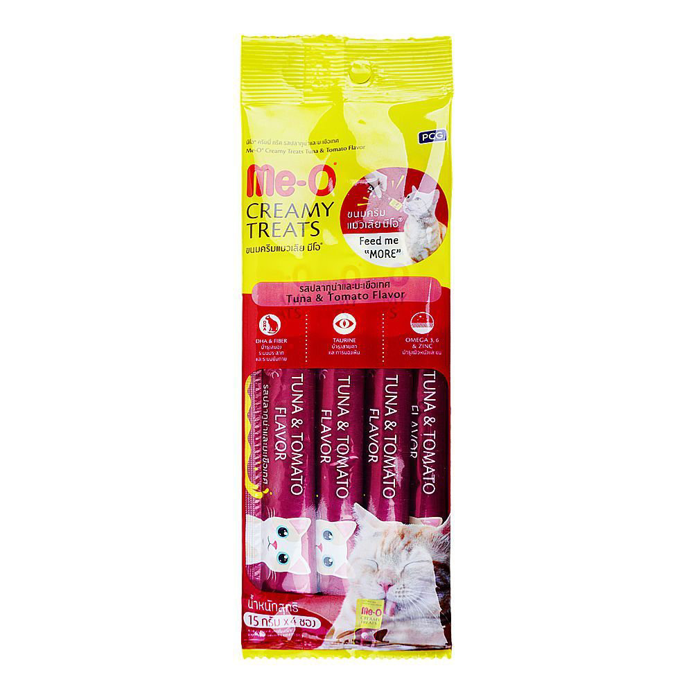 Picture of Me-O Cat Creamy Treats Tuna & Tomato 60GM