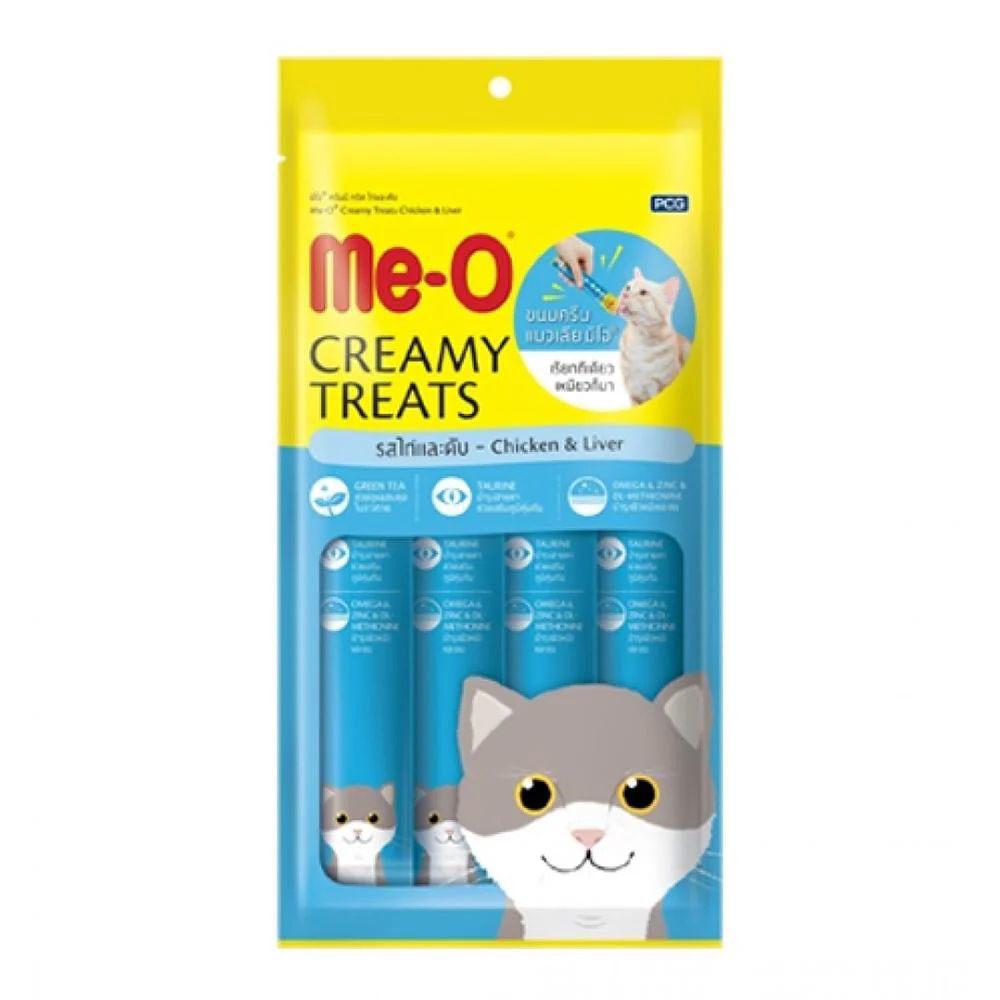 Picture of Me-O Cat Creamy Treats Chicken & Liver 60GM