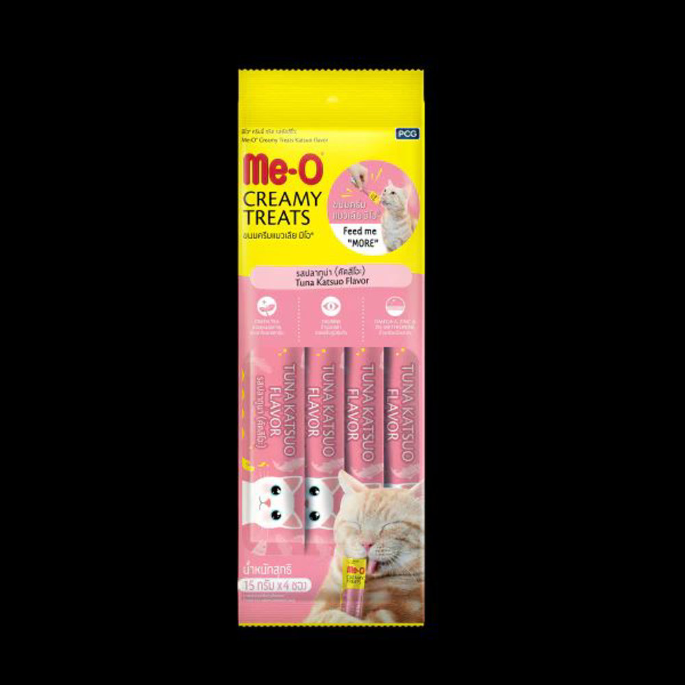 Picture of Me-O Cat Creamy Treats Tuna Katsuo 60GM