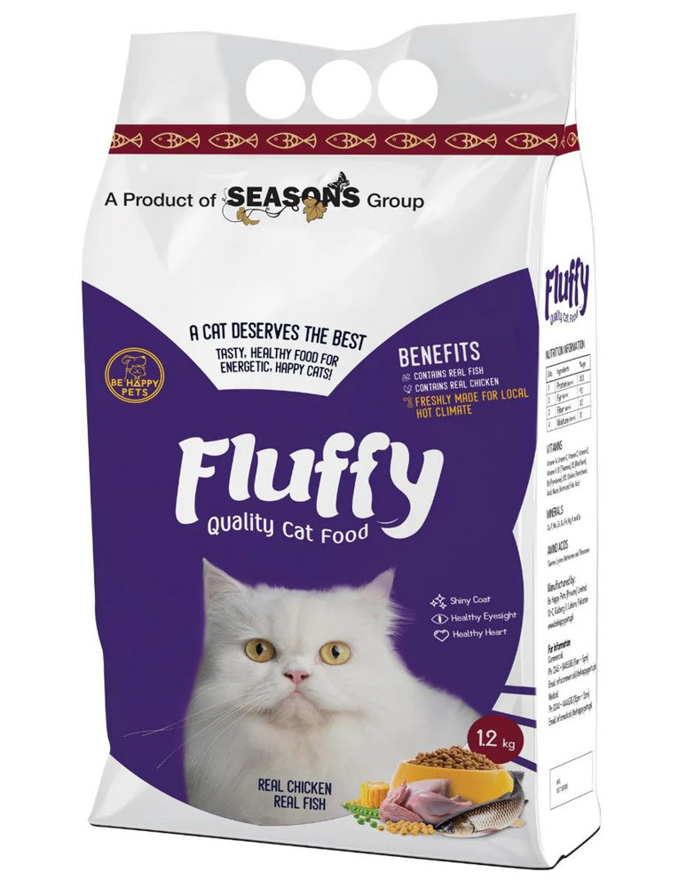 Picture of Fluffy Cat Food 1.2KG