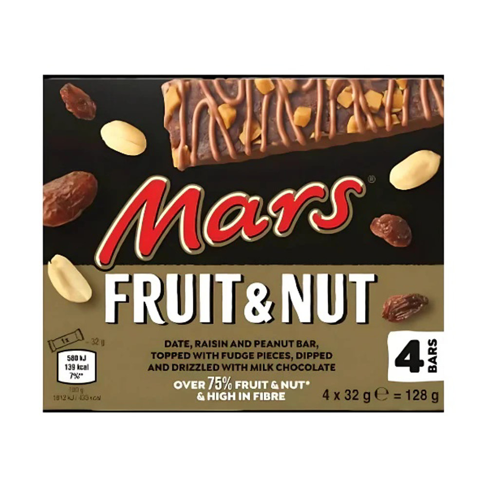Picture of Mars Fruit & Nuts Chocolate 4Bar 128GM