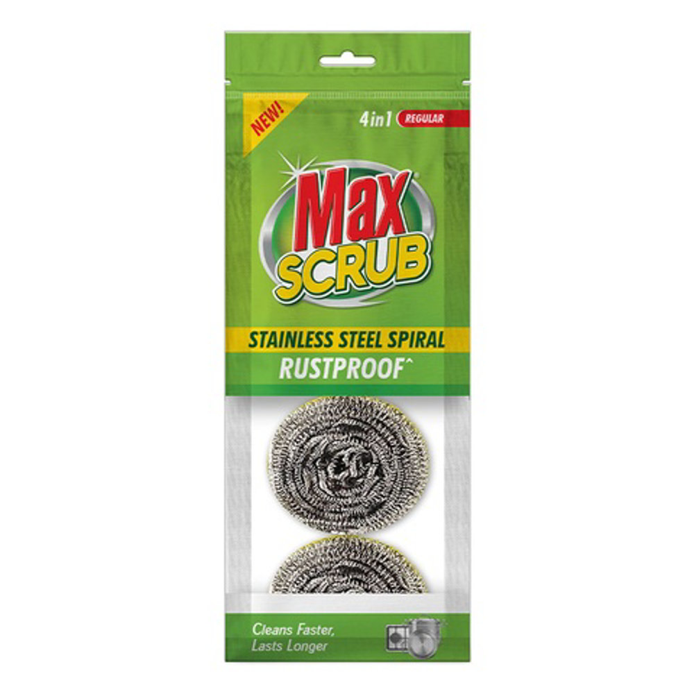 Picture of Max Scrub Stainless Steel Spiral Large (4 In 1)