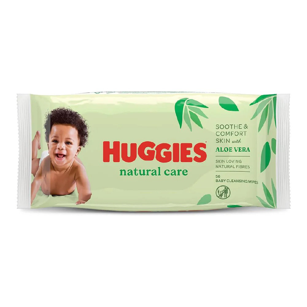 Picture of Huggies Baby Wipes (Aloe Vera) 64Pcs