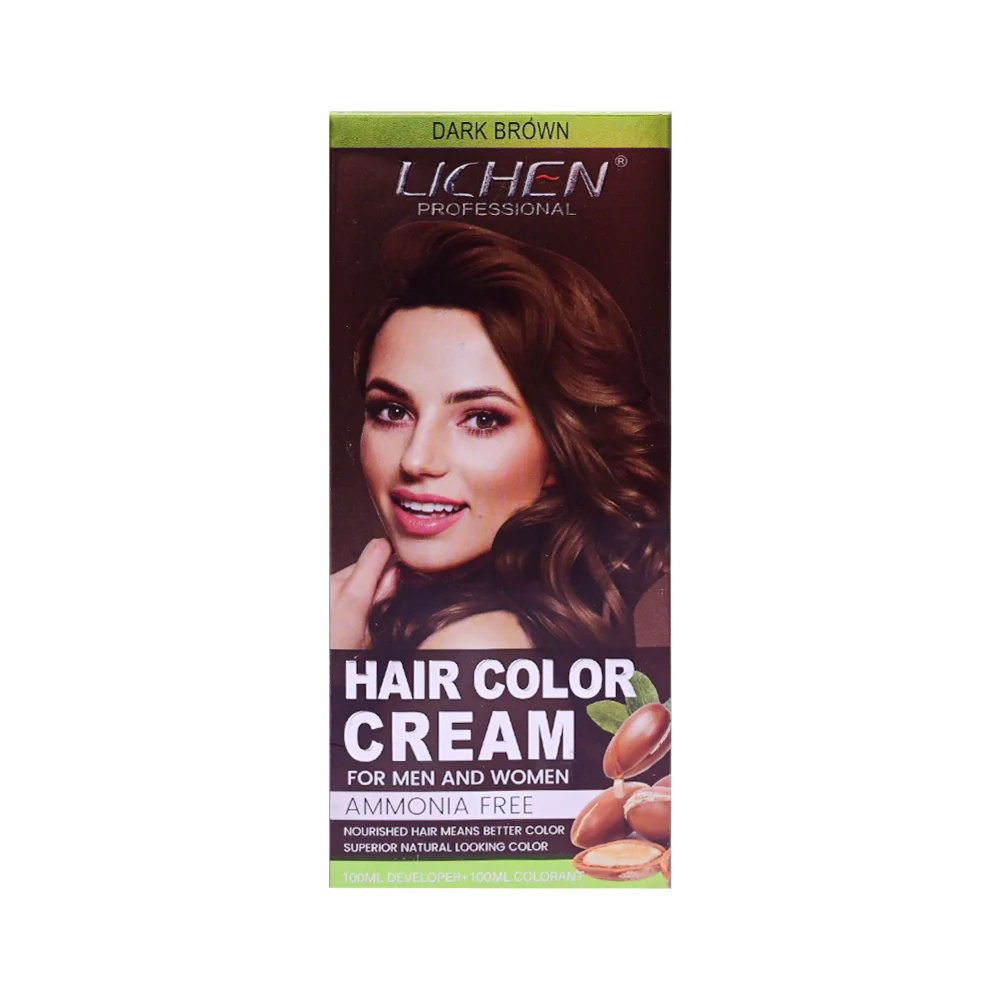 Picture of Lichen Hair Color Cream Natural Dark Brown 100ML