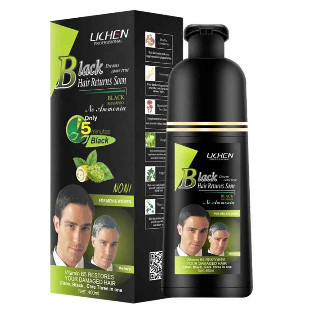 Picture of Lichen Hair Black Shampoo 400ML