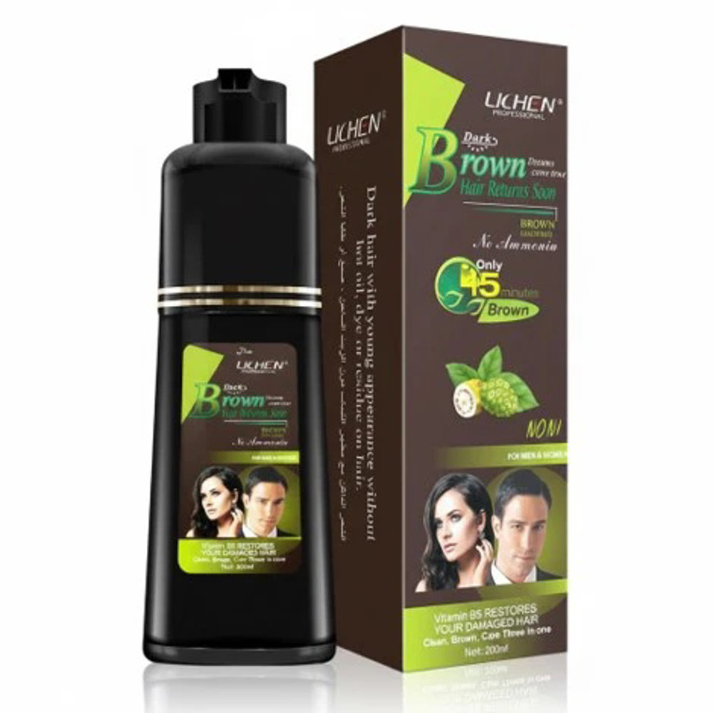 Picture of Lichen Hair Dark Brown Shampoo 200ML