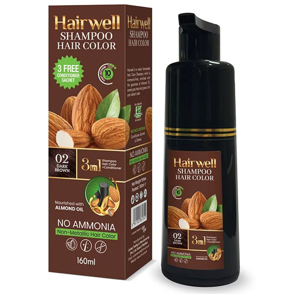 Picture of Kalaj Hair Color Shampoo 02 Dark Brown 160ML