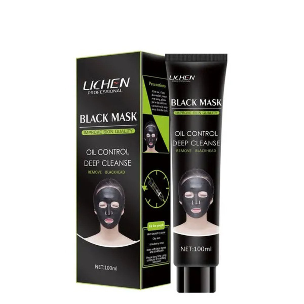 Picture of Lichen Black Mask Oil Control Deep Cleanse 100GM