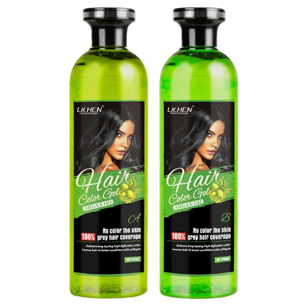 Picture of Lichen Hair Color Gel Argan Oil Dark Brown 250ML