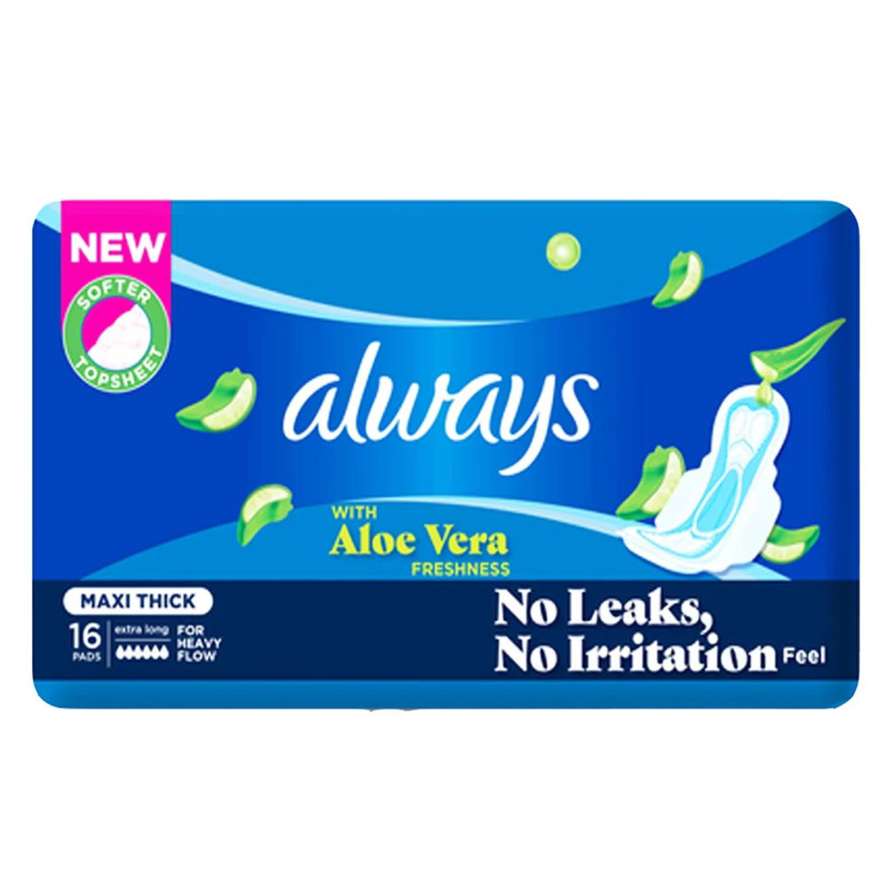 Picture of Always With Aloe Vera Maxi Thick Long 30Pads