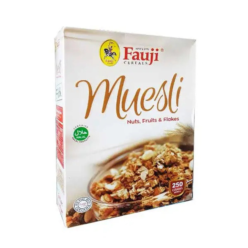 Picture of Fauji Muesli Nuts,Fruits & Flakes 250GM