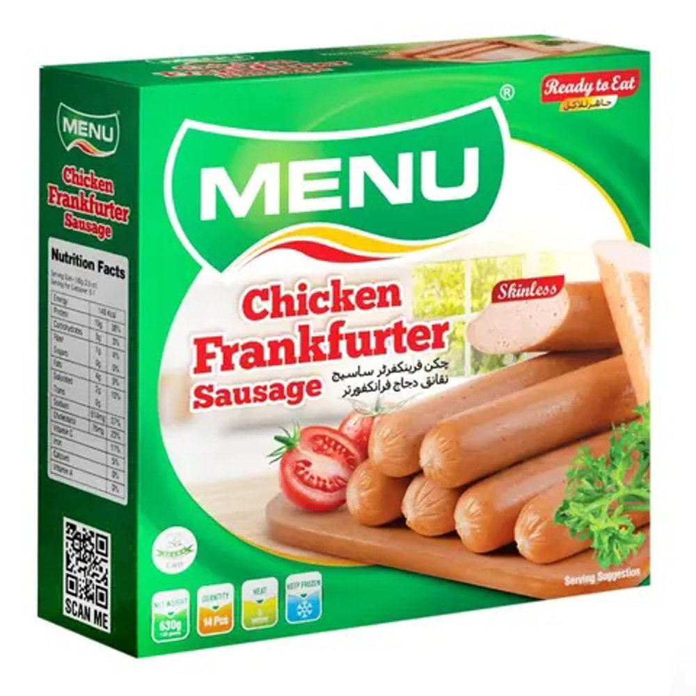 Picture of Menu Chicken Frankfurter Sausages 630GM